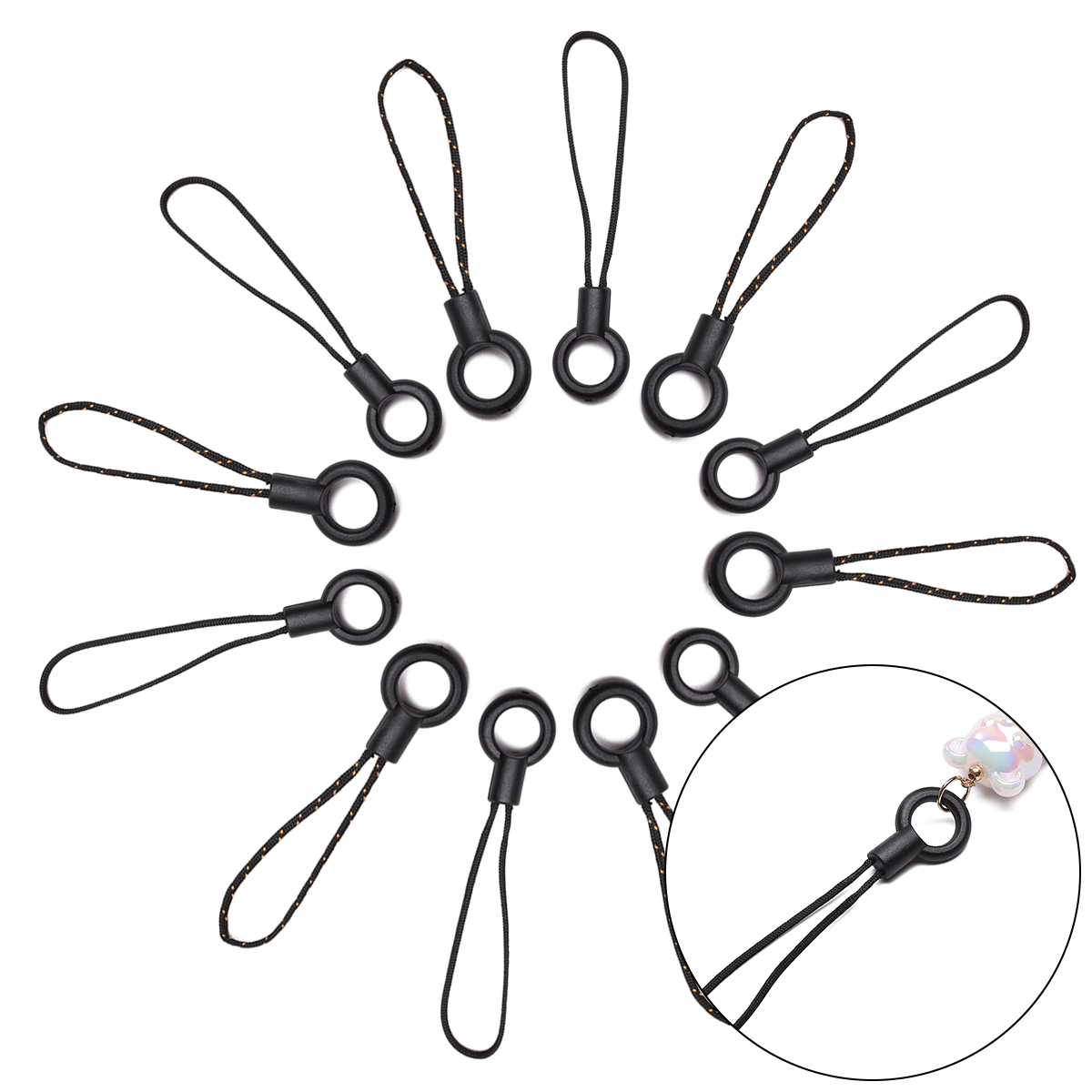 Phone Accessories Hanger - 2 pezzi 6/7 cm cordoncini portachiavi