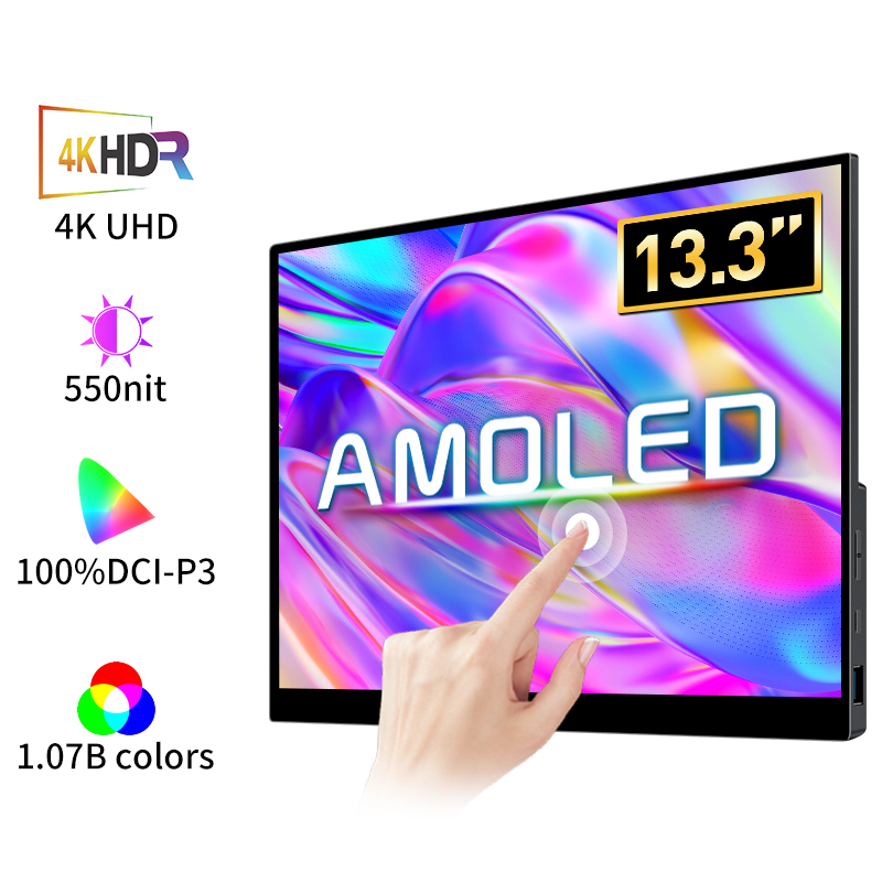 Phone Accessories Display Board - Monitor portatile touch screen OLED 4K