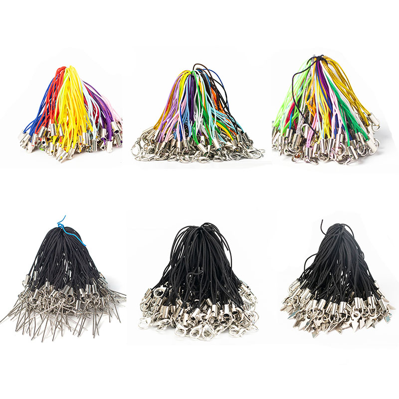 Phone Accessories Hanger - Misto 100 pz/lotto Filo Cavo Portachiavi
