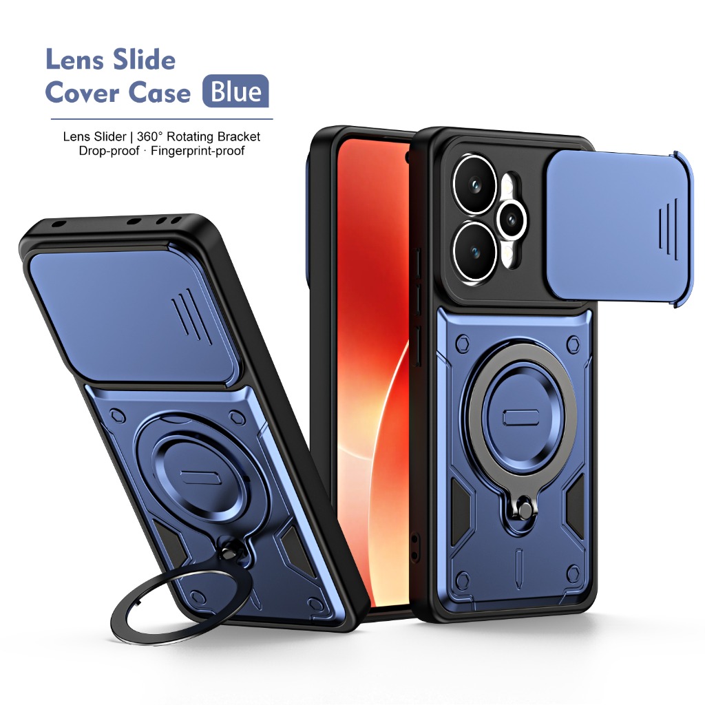 Phone Accessories Ring - Custodia Protettiva Antiurto per Telefono con