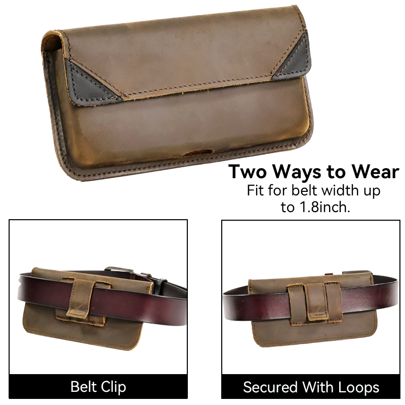 Marsupio da uomo in vera pelle - Phone Accessories For Men recensione e prezzo